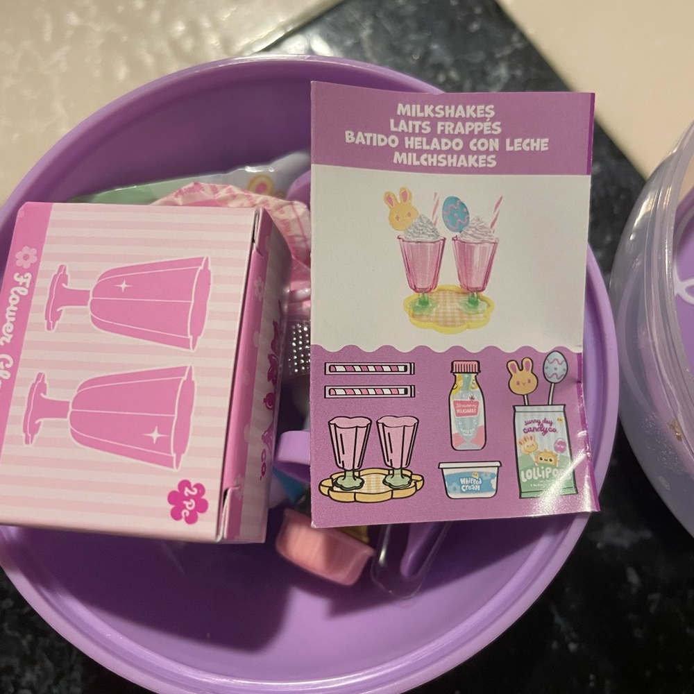 Miniverse Purple Milkshake Toy Set